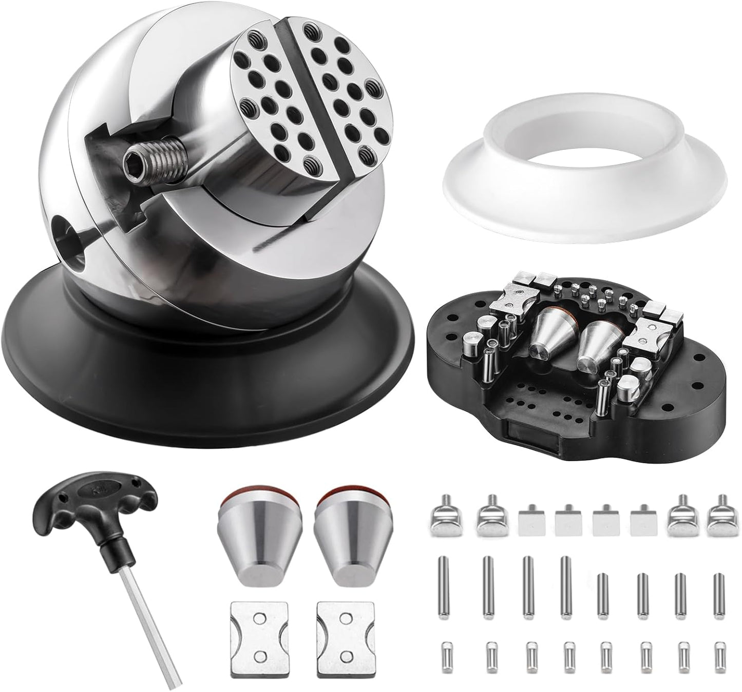 Professional 3in Ball Vise for Precision Engraving and Setting