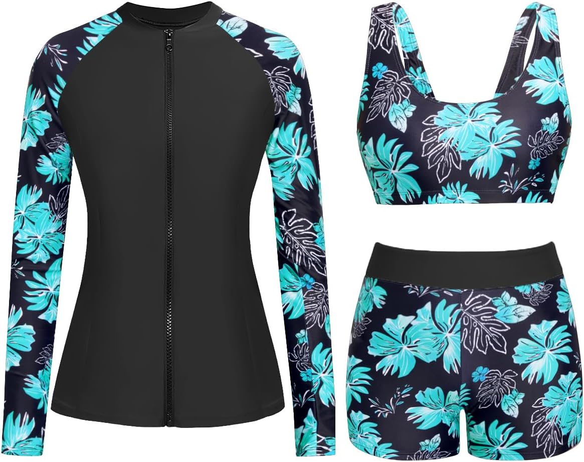 Holipick Long Sleeve Swimsuits for Women - 3 Piece Set Review