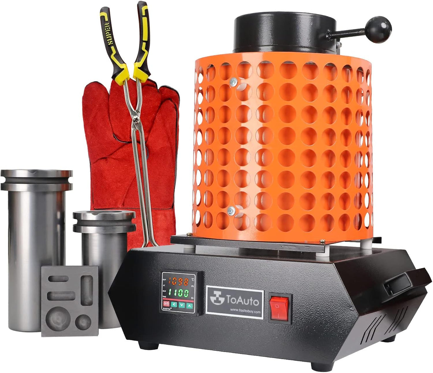 TOAUTO TGF3000-V1.1 Electric Melting Furnace for Jewelry Casting