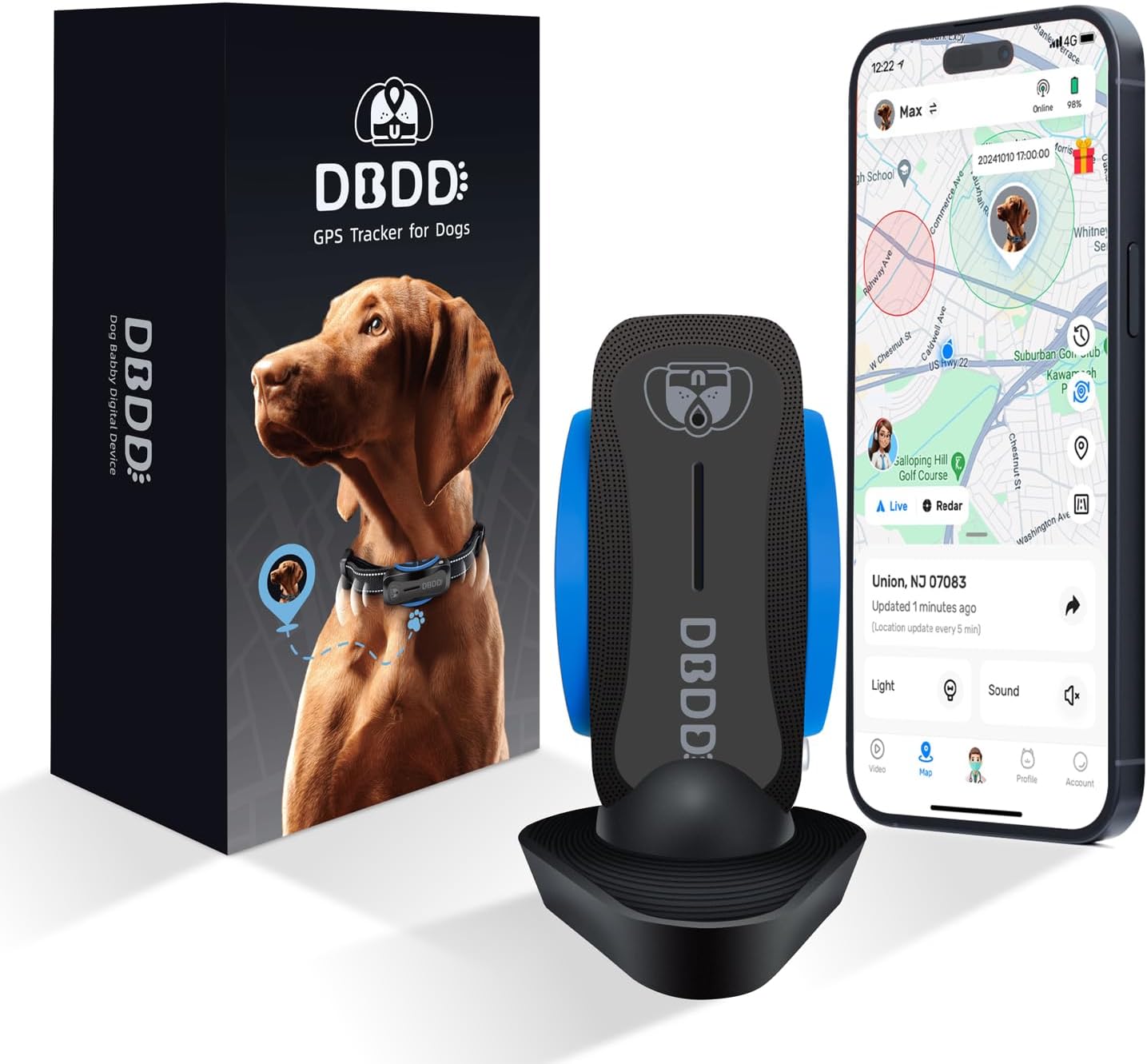 Dog GPS Tracker for Real-Time Location & Activity Monitoring
