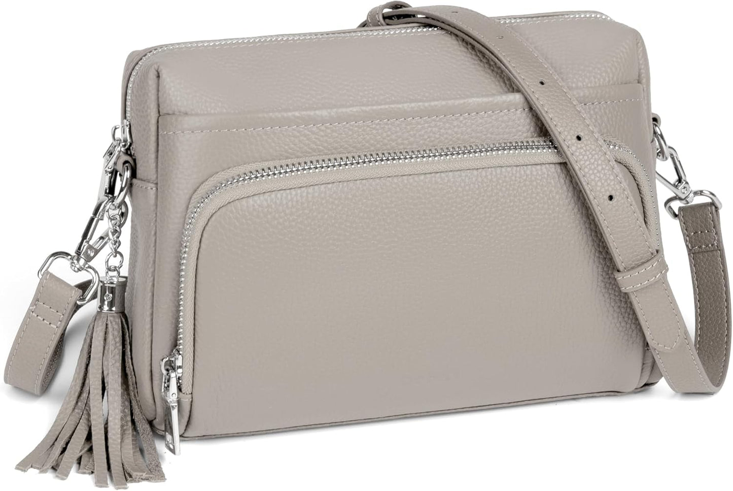 Befen Genuine Leather Crossbody Purse with RFID Wallet Feature