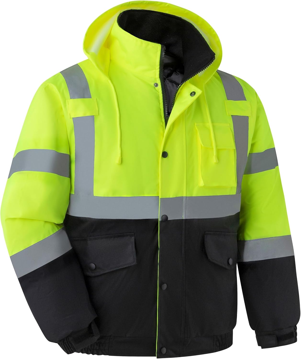 High Visibility Winter Safety Jackets for Men - Waterproof Gear