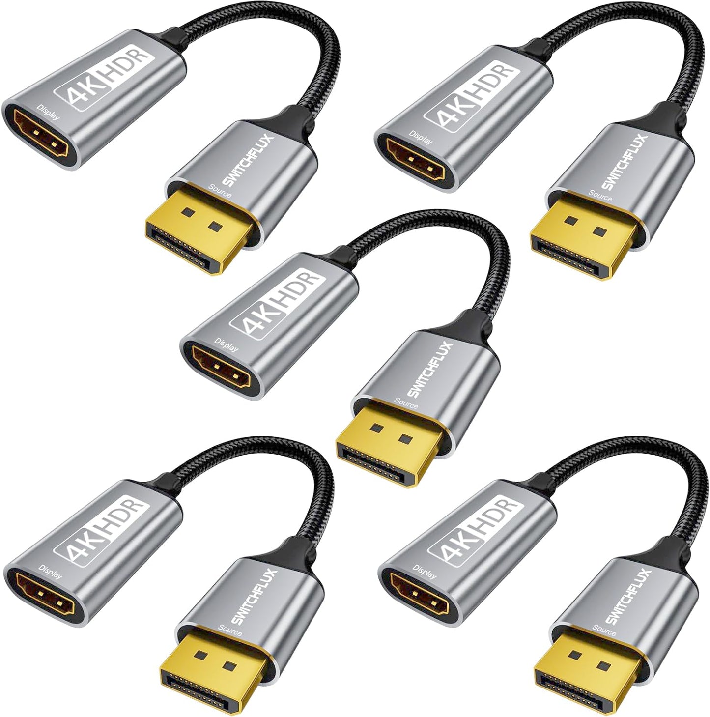 Active DisplayPort to HDMI Adapter 4K@60Hz for Gaming Monitors