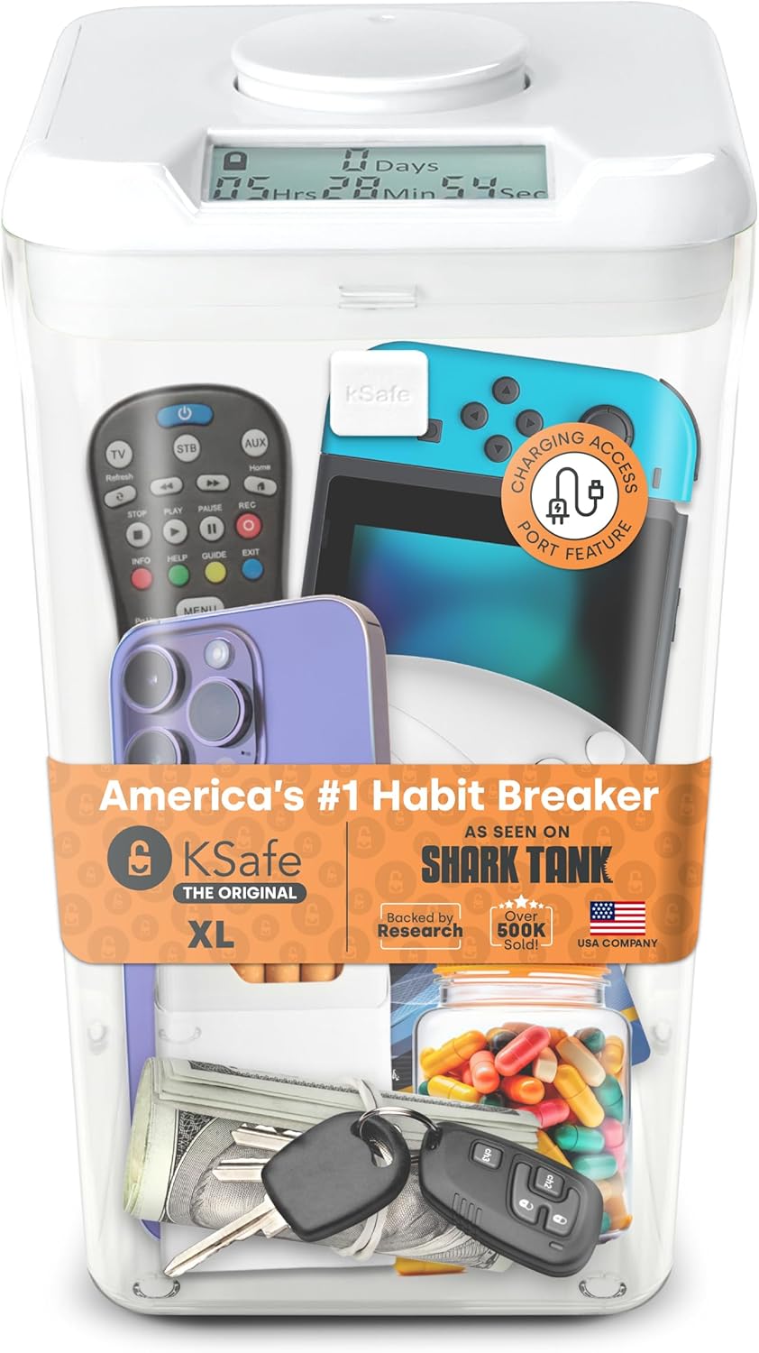 kSafe Time Locking Container XL for Tablets and Game Controllers