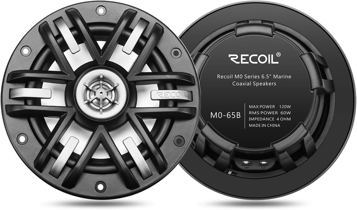 Ultimate Marine Sound: RECOIL 6.5 2-Way Speakers