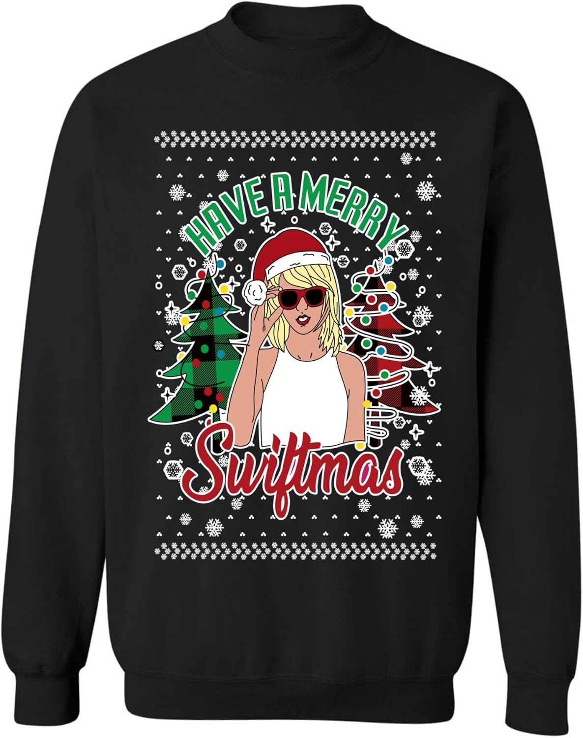 ALLNTRENDS Merry Swift-mas Ugly Xmas Sweater