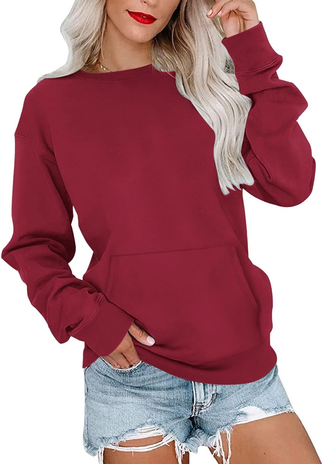 MISFAY Womens Oversized Sweatshirt Casual Long Sleeve Hoodie