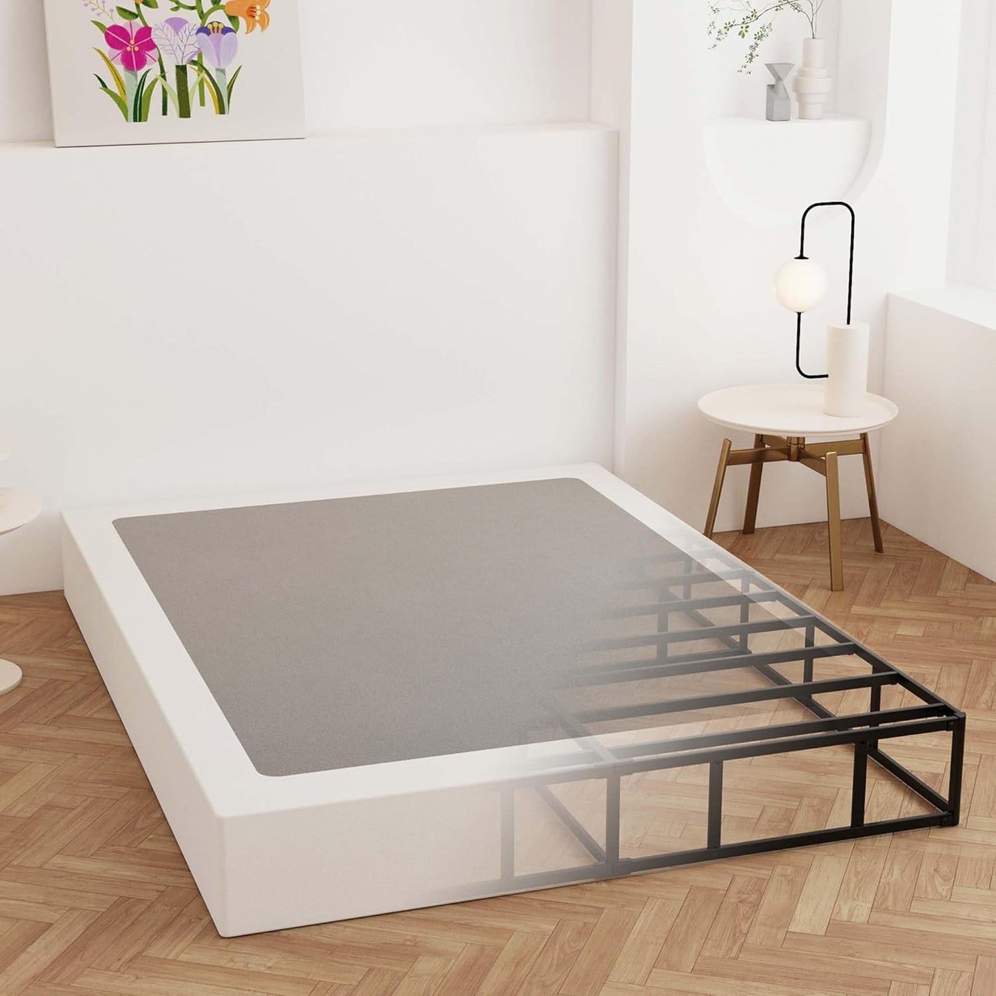 California King Box Spring 9 Inch Heavy Duty Metal Bed Base