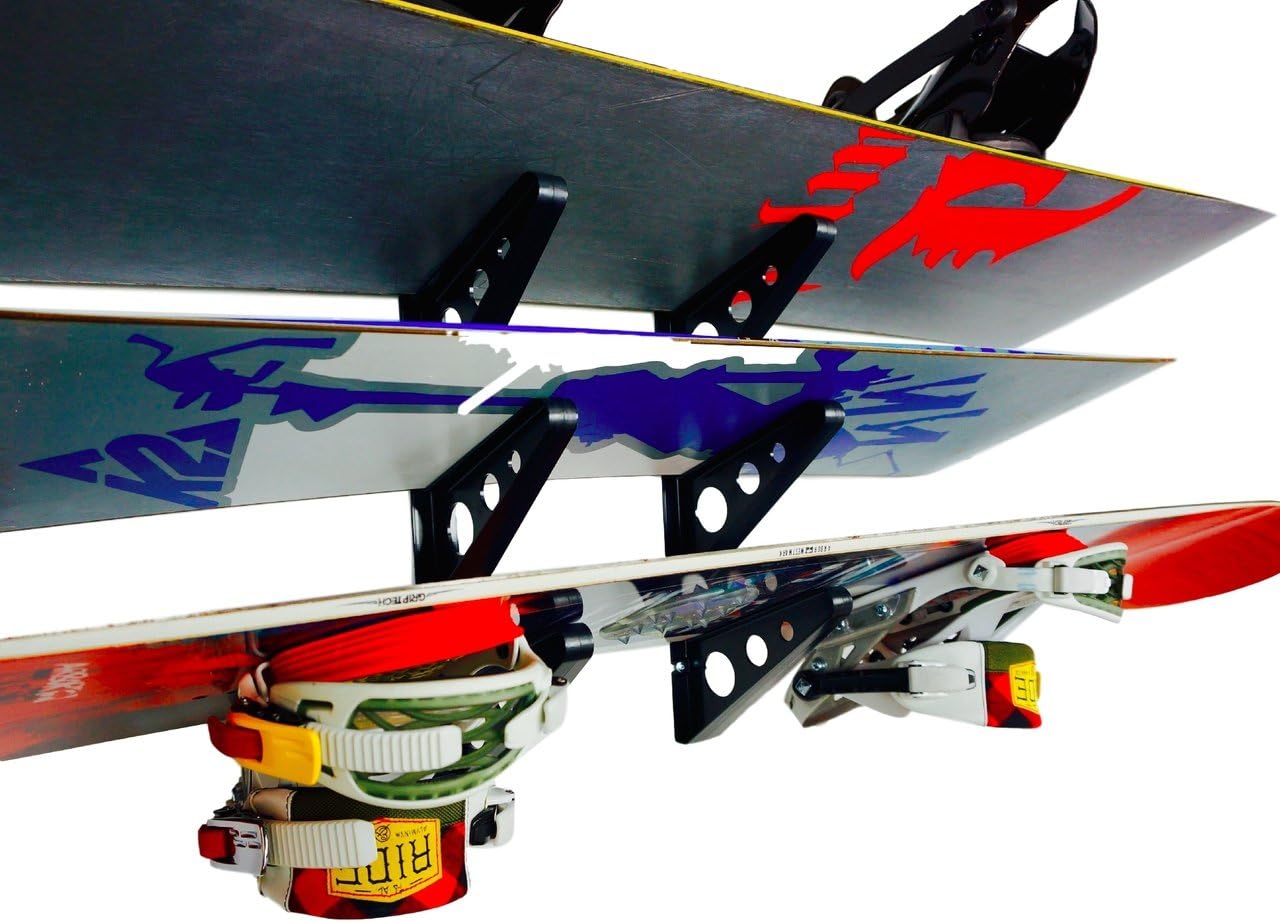 StoreYourBoard Horizontal Snowboard Rack | Space-Saving Storage