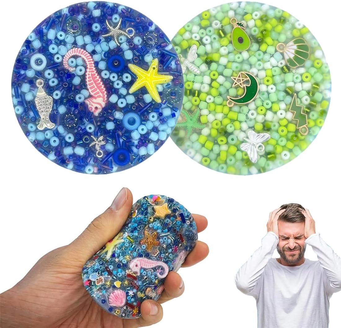 4 Pieces Skin Picking Fidget Toys for Stress Relief and Anxiety