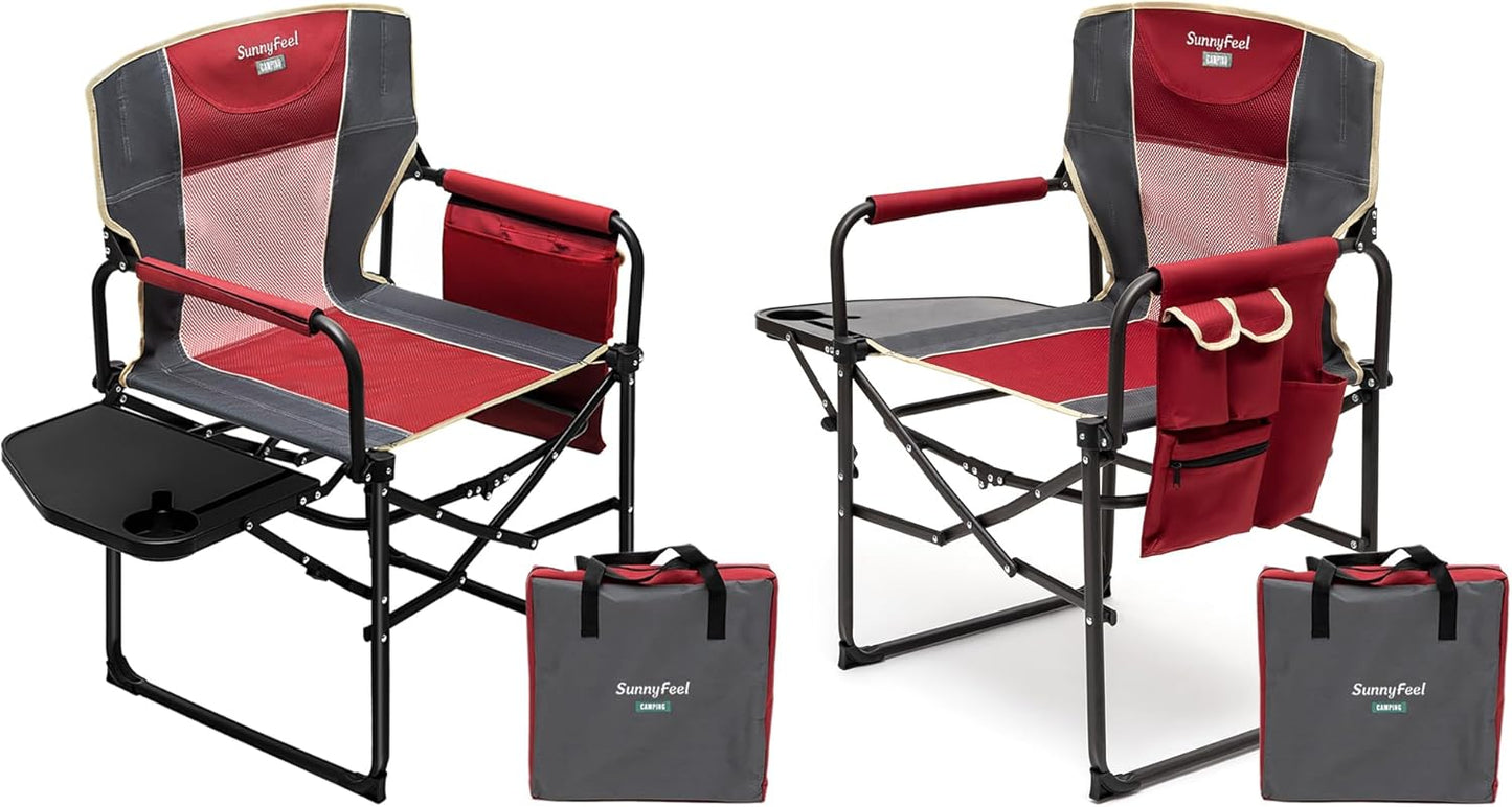 SUNNYFEEL Oversized Directors Chair 2 Pack, Portable Heavy Duty