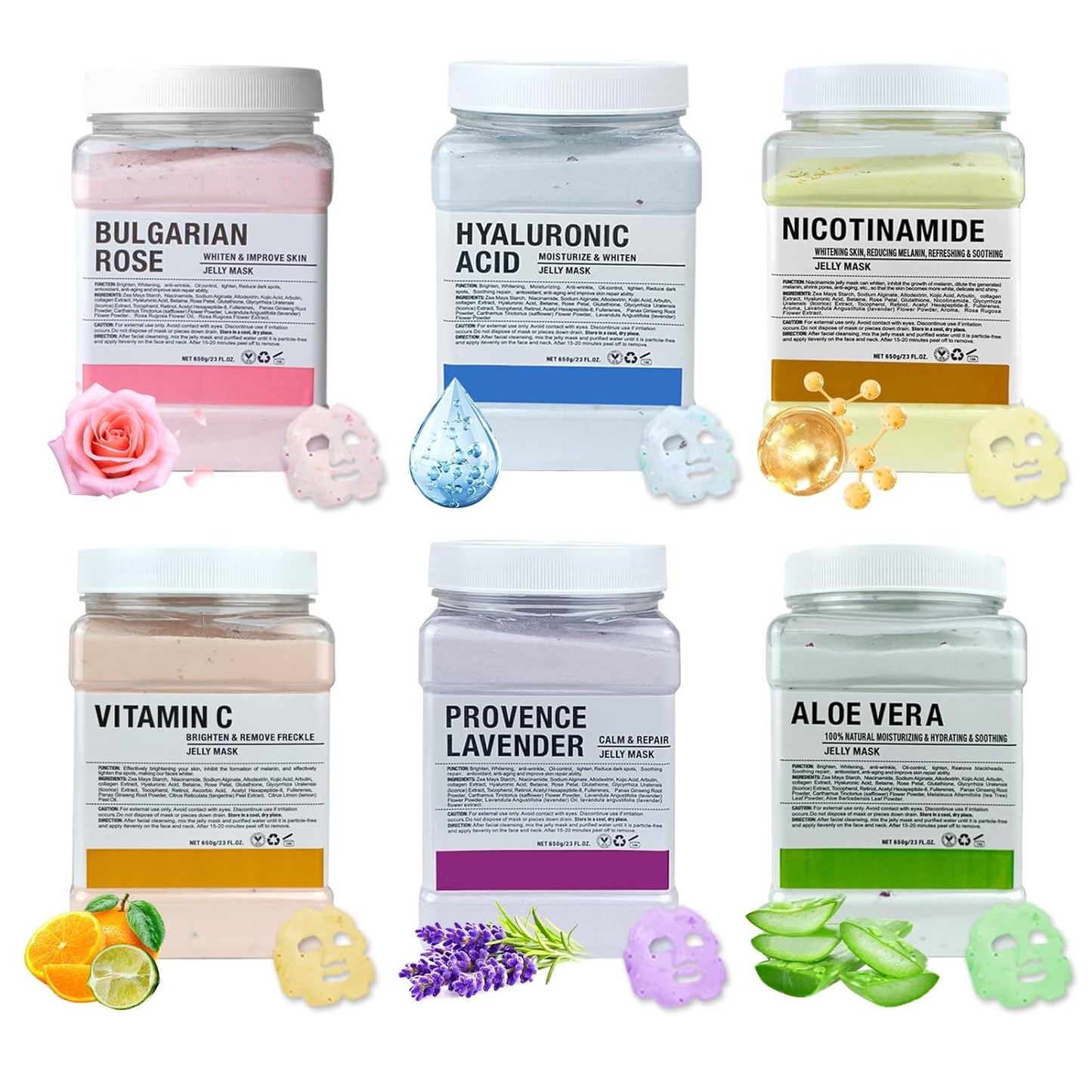 Jelly Mask for Facials Professional Hydrating Peel-Off Gel