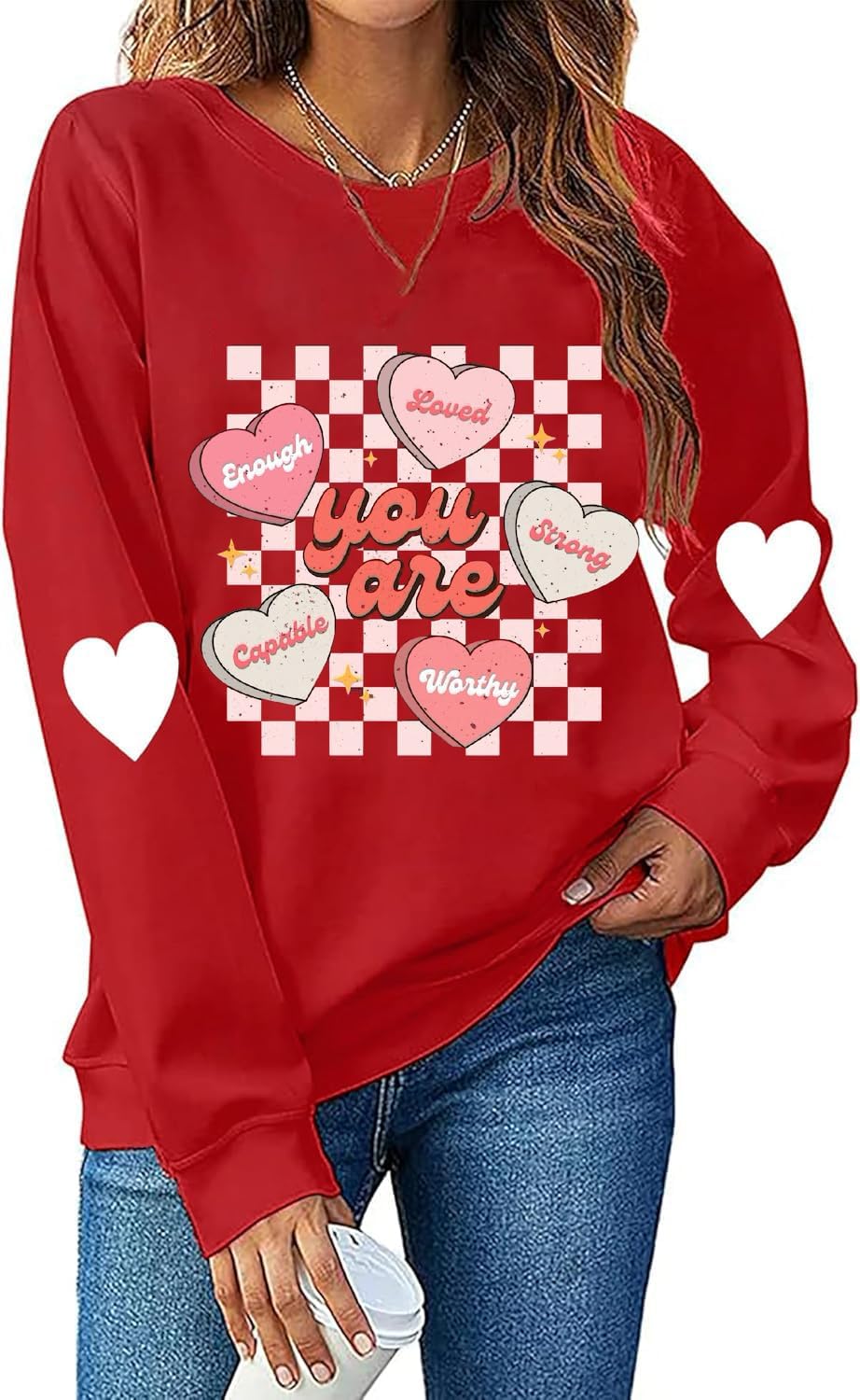 Cute Leopard Love Heart Sweatshirt - Perfect Valentine's Gift