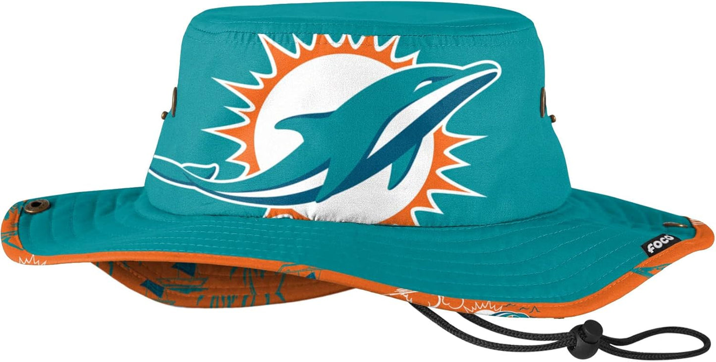 FOCO Men's NFL Team Logo Sport Outdoor Sun Bucket Boonie Hat Review