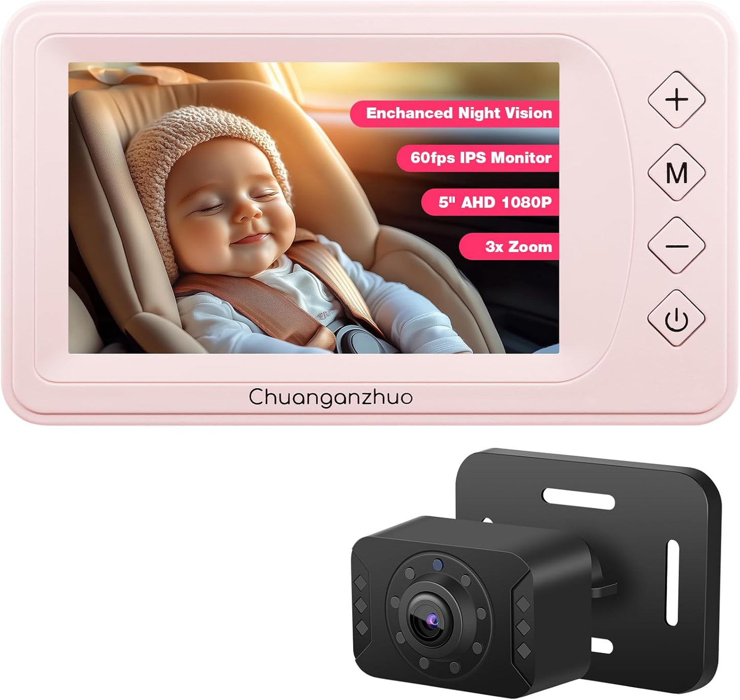 Enhanced Night Vision Baby Car Camera - 1080P Full View HD