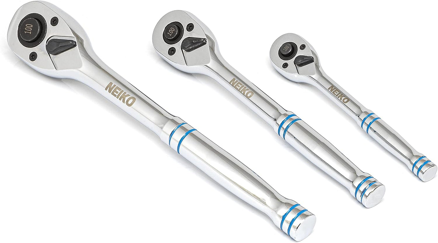 Neiko 03000A 100-Tooth Quick-Release Ratchet-Wrench Set Review