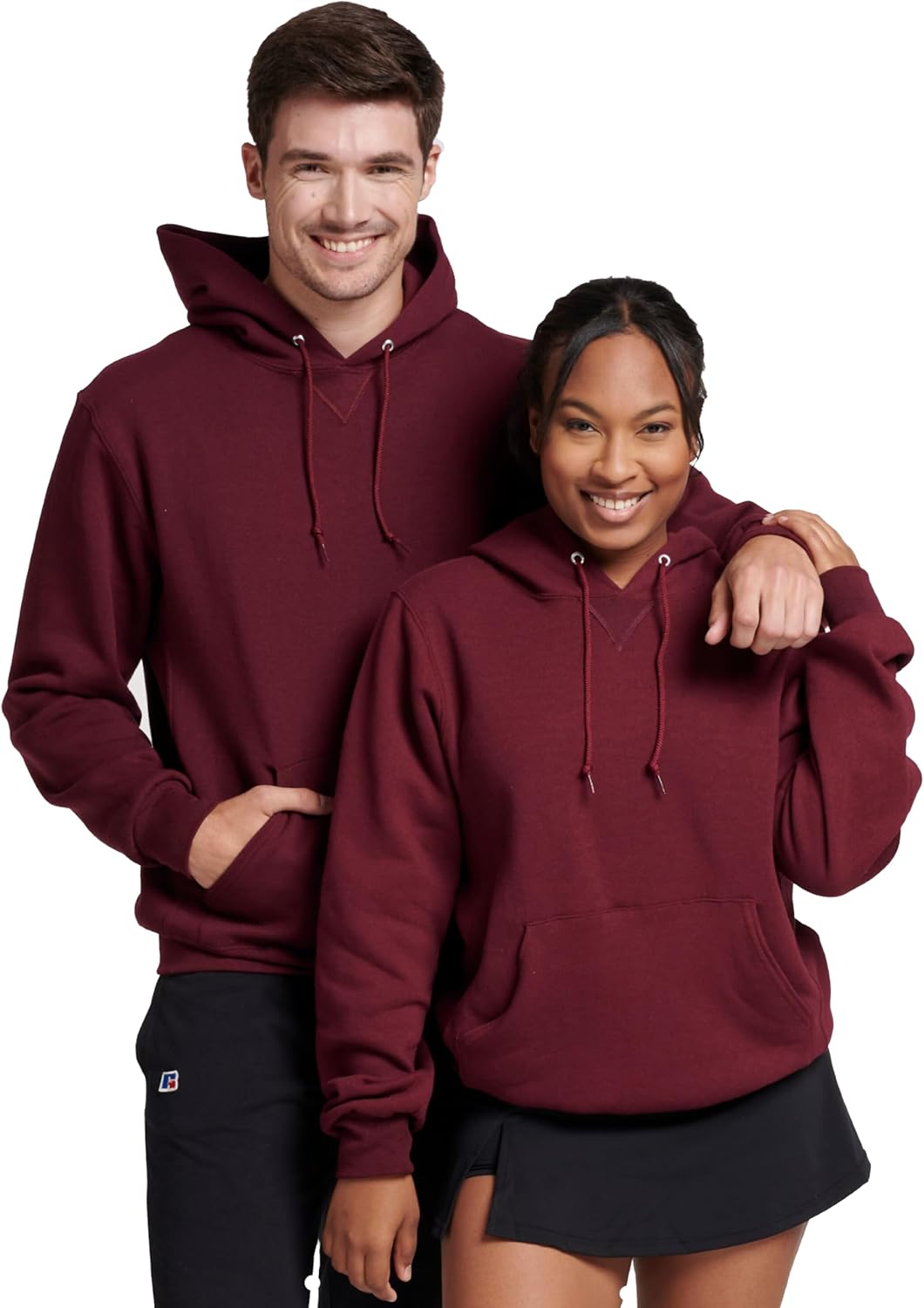 Russell Athletic Men's Moisture-Wicking Hoodie, Relaxed Fit