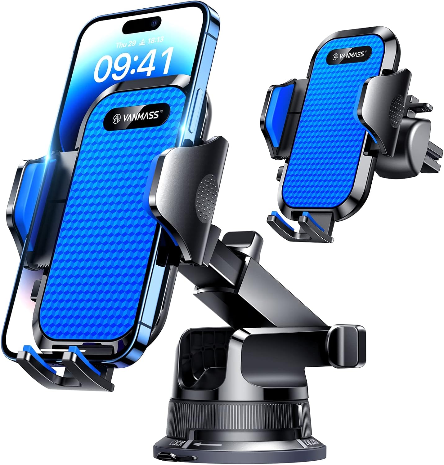 Vanmass Pro Car Phone Mount - Handsfree & Secure