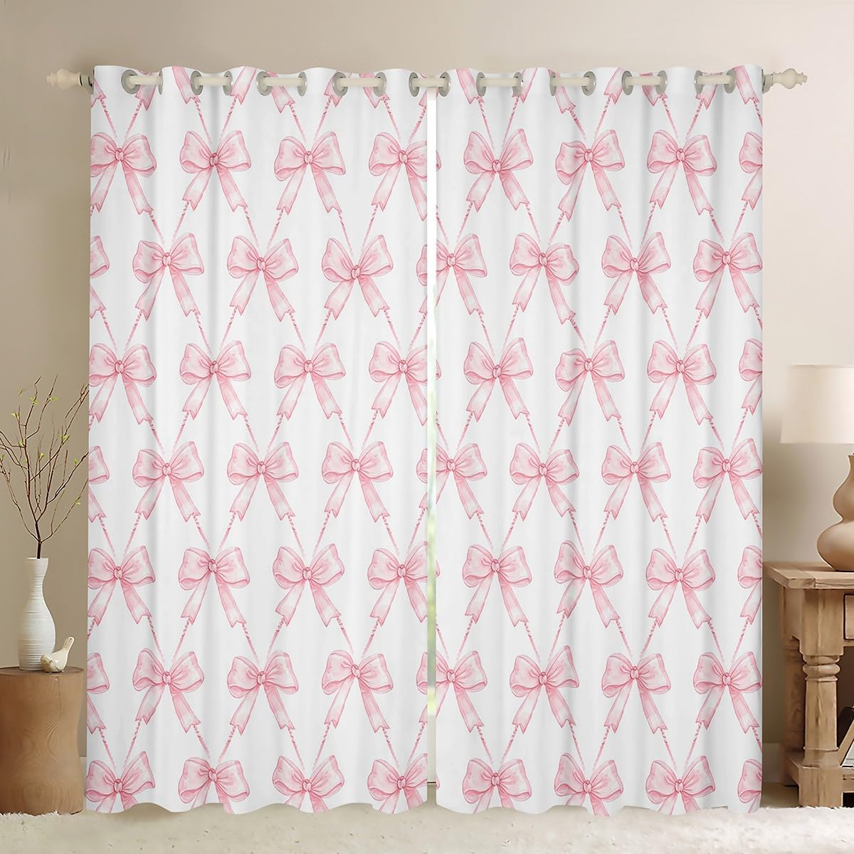 Feelyou Bow Blackout Curtains - Sleep Soundly