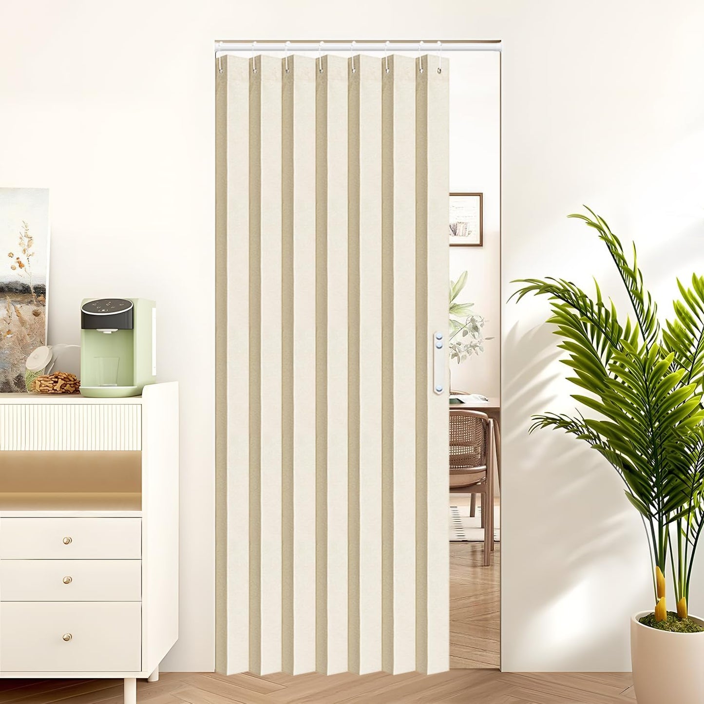 Vatge Closet Curtain for Open Closet, Elegant Privacy Solution