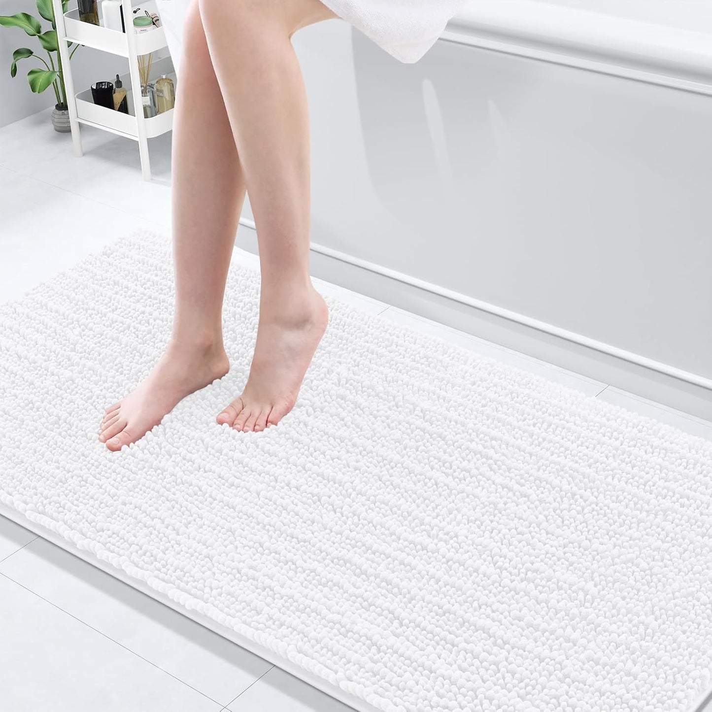 Arotive Luxury Chenille Bathroom Rug Mat for Ultimate Comfort