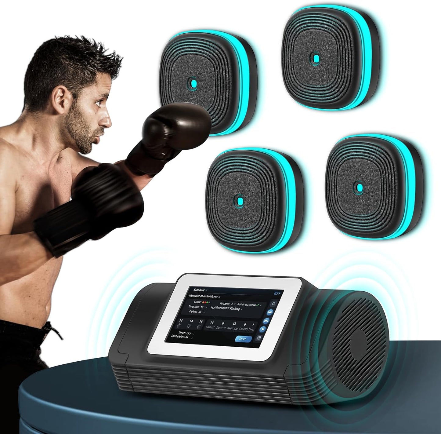 Wall-Mounted Smart Music Punching Machine ~ Target Splitting