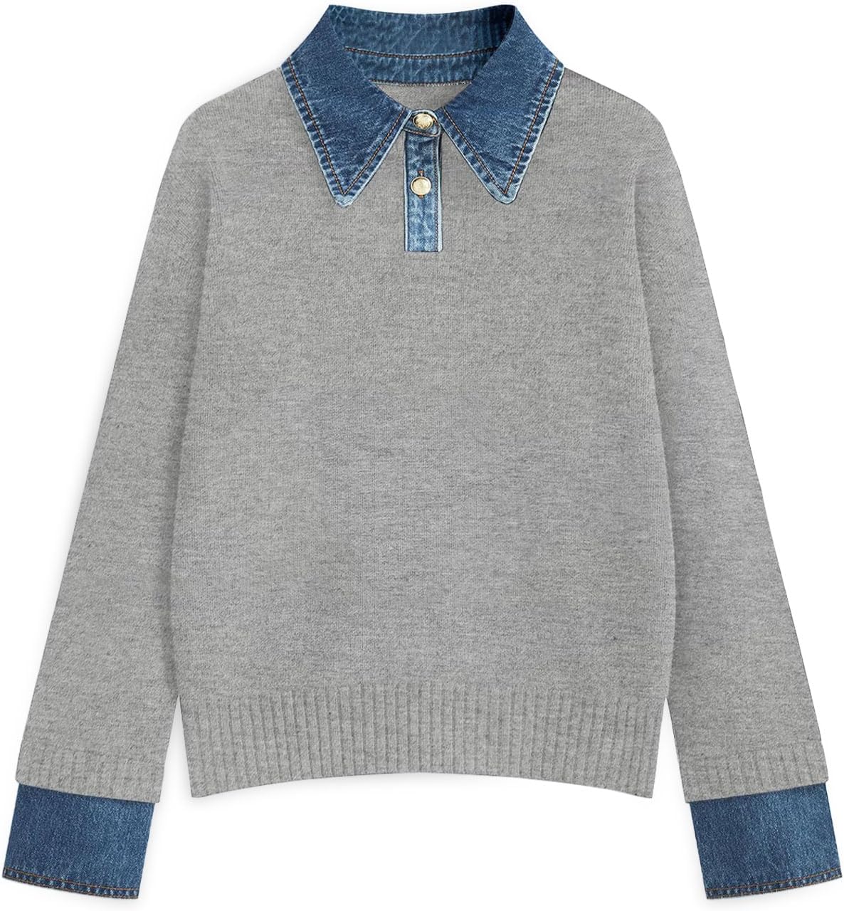 Womens Oversized Sweater Cozy Chunky Long Sleeve V Neck Style