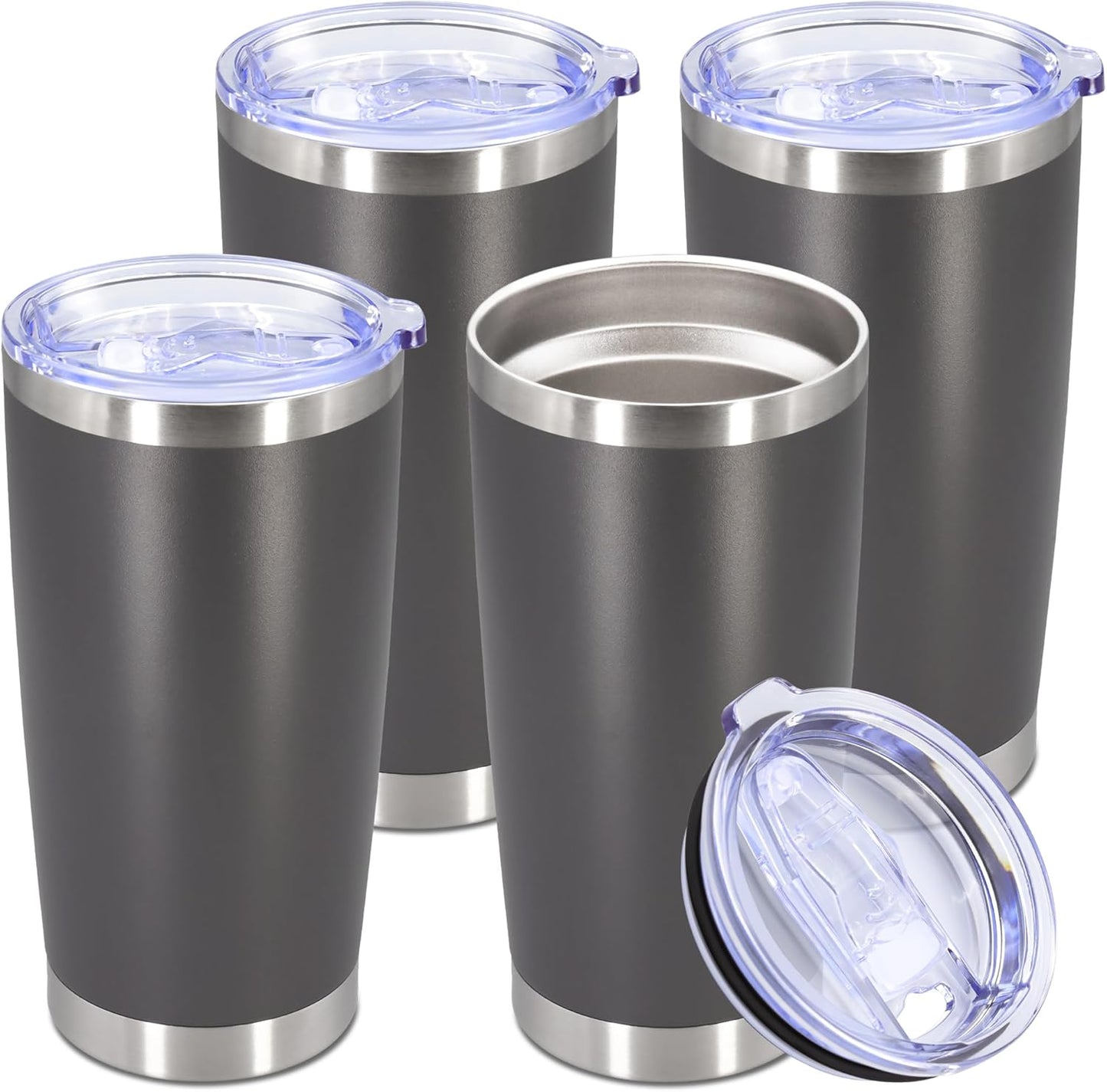 20oz Stainless Steel Tumbler with Lid for Hot & Cold Drinks