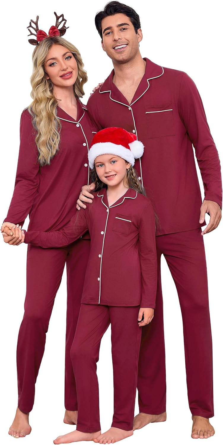 Christmas Family Matching Pajamas Set for Festive Celebrations