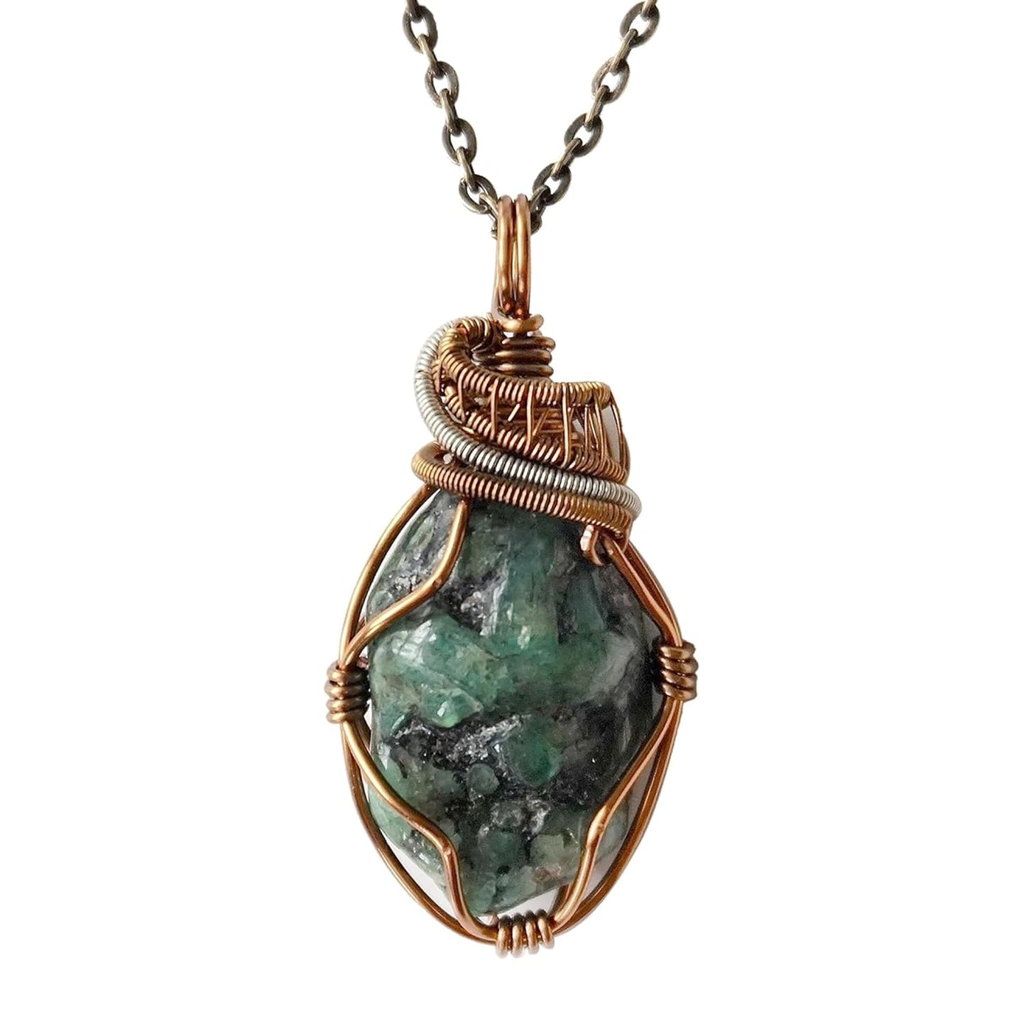 Natural Certified Emerald Necklace for Women - May Birthstone Gift