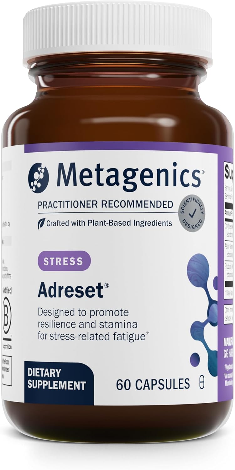 Metagenics Adreset Adaptogen Formula for Stress Resilience