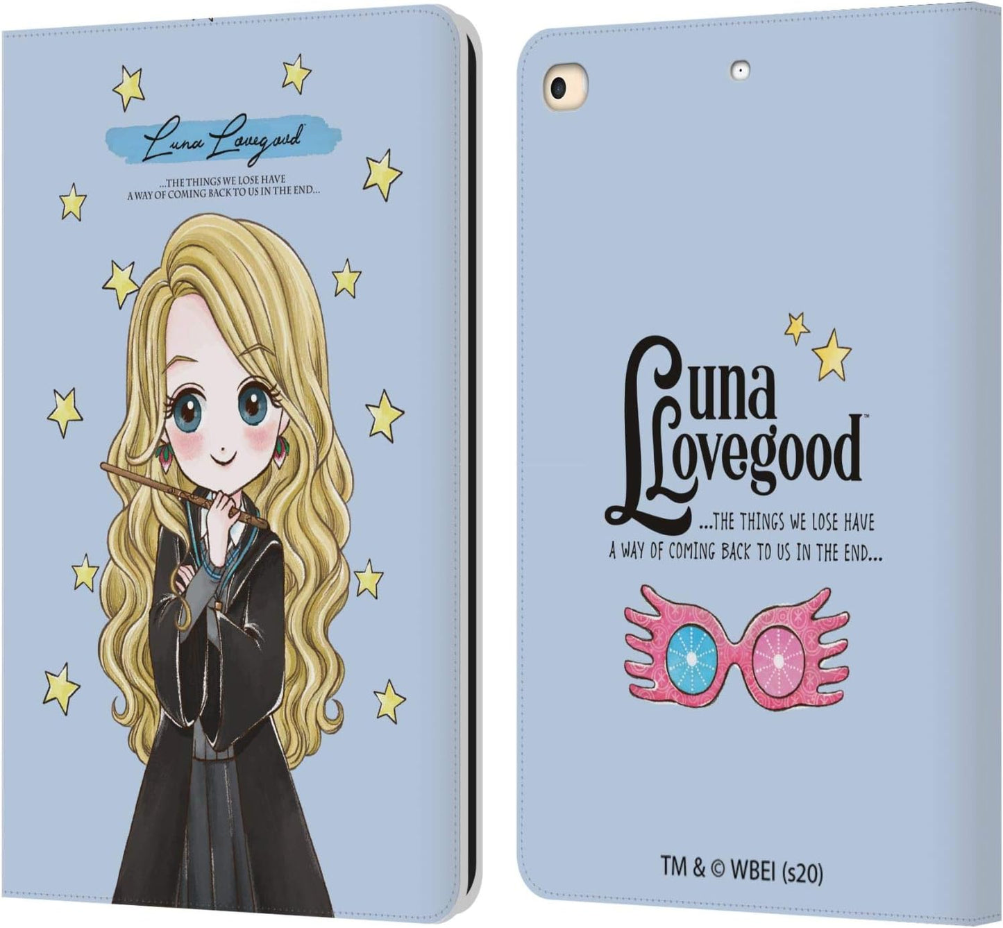 Harry Potter Luna Lovegood Leather Wallet Case for iPad 9.7