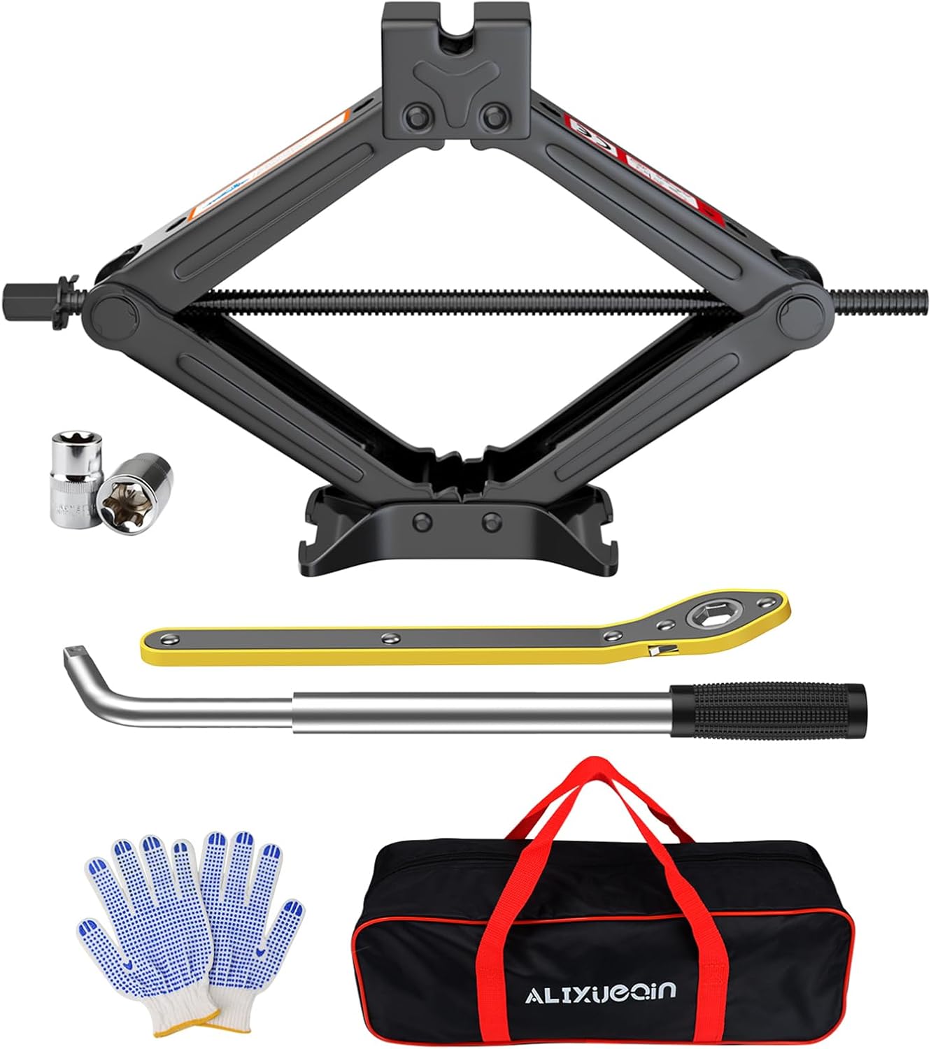 Scissor Jack for Car, 2 Ton Universal Tire Changing Kit