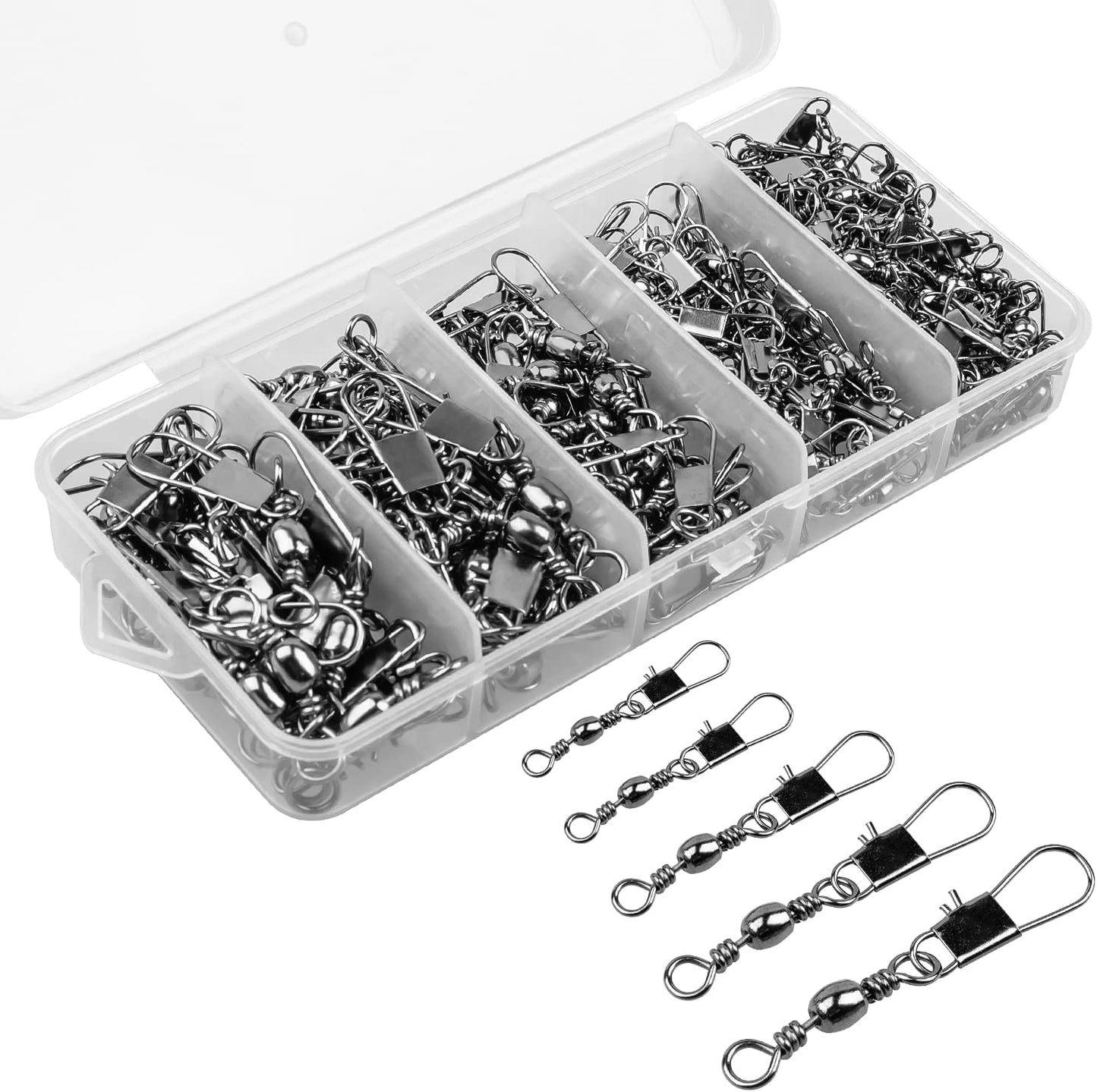 Enhance Your Fishing Experience with 200PCS Swivel Snap Connector