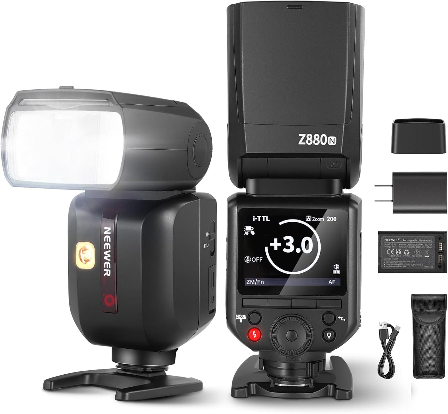 NEEWER Z880-N 2.4G i-TTL Camera Flash Speedlite for Nikon Users