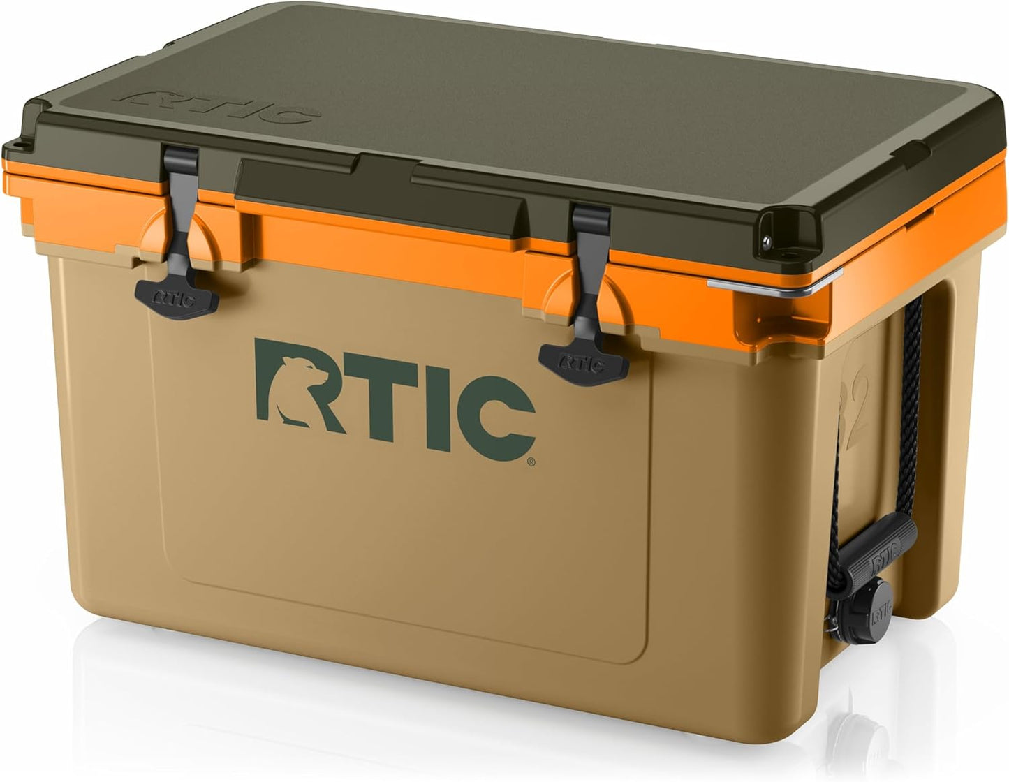 RTIC Ultra-Light 32 Quart Hard Cooler for Camping and Beach