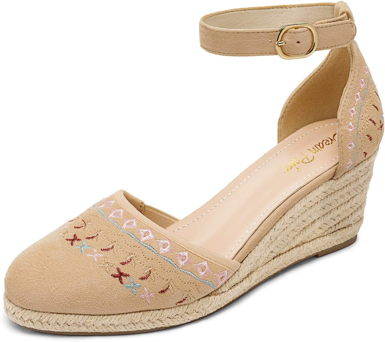 DREAM PAIRS Women's Closed Toe Ankle Strap Wedge Sandals Review