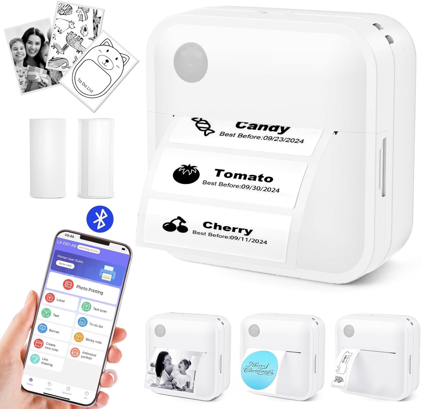 Bluetooth Label Maker - Organize Anywhere Easily