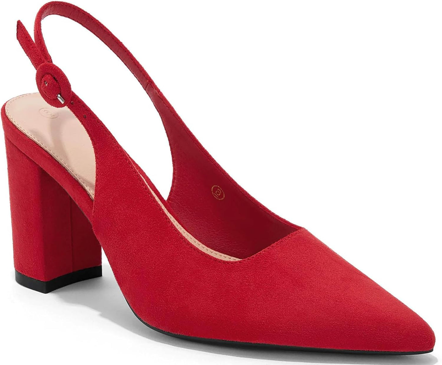 Women's Pointed Toe Block Heel Pumps for Work and Party Wear