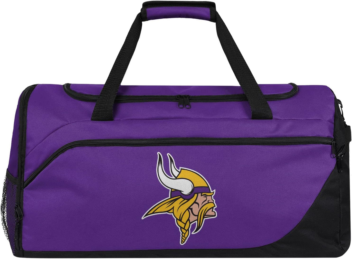 FOCO NFL Solid Big Logo Duffle Bag for Sports Enthusiasts