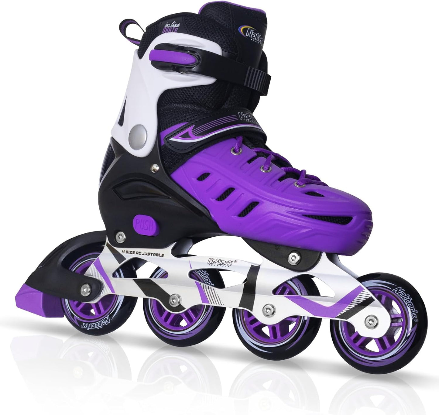 Nattork Inline Skates for Boys and Girls Adjustable Blades