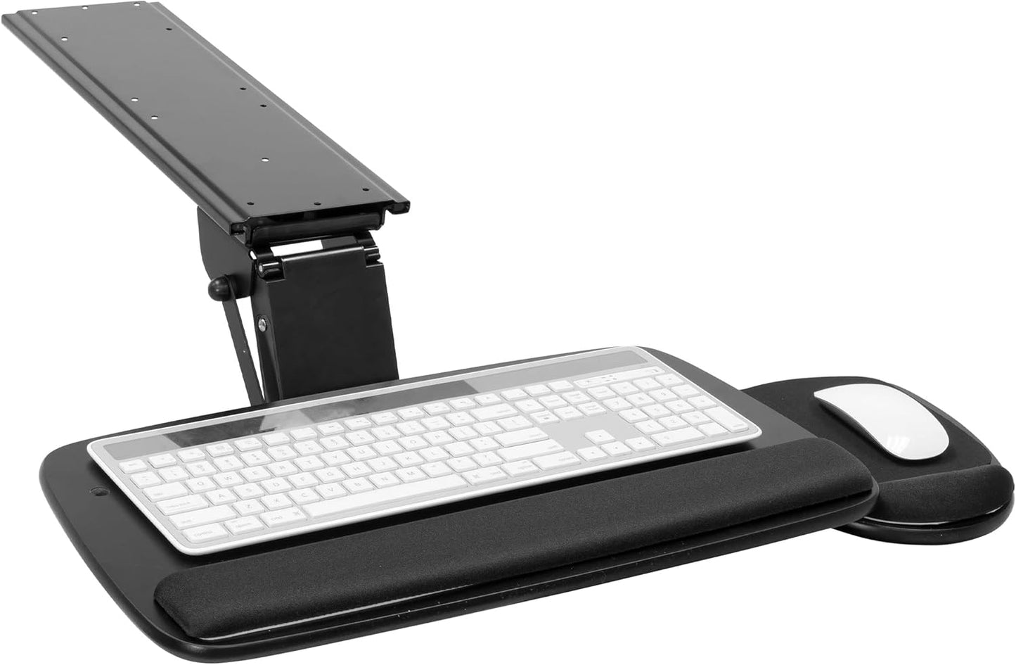 Mount-It! Ergonomic Under Desk Keyboard Tray - Adjustable with Wrist Rest Pad