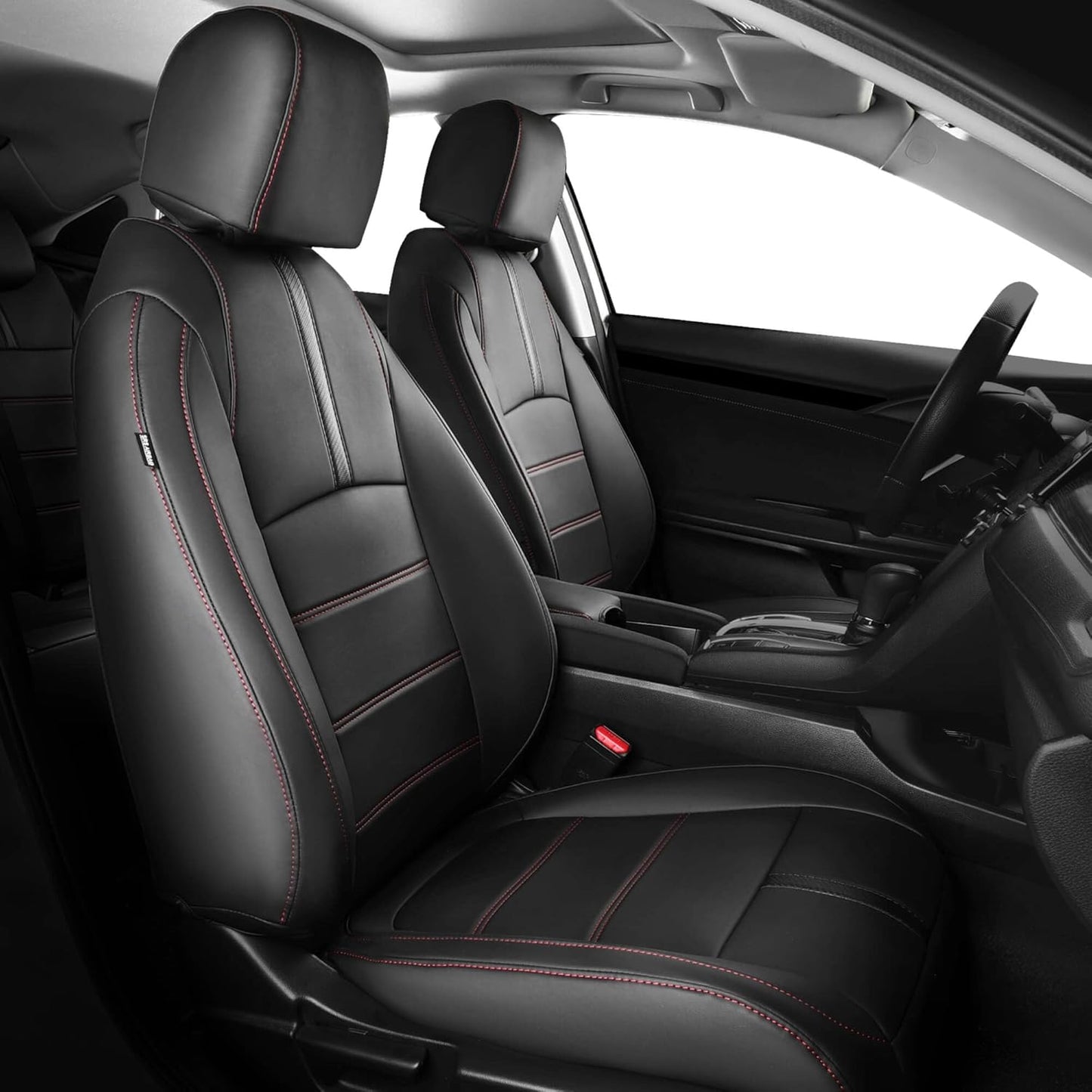 Leather Seat Covers for Honda Civic Sedan 2016-2021 Full Set