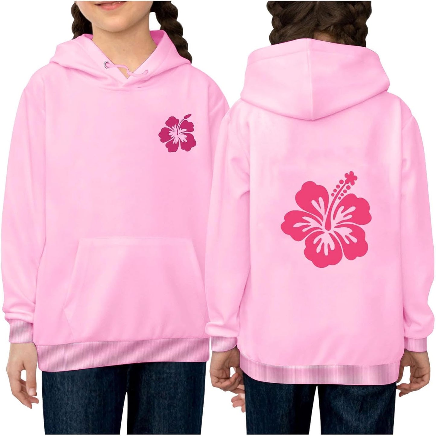 Cute Floral Palm Puff Hoodie - Stylish & Cozy