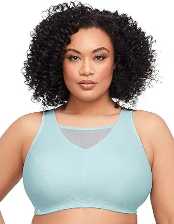 Glamorise Women's Full Figure No Bounce Plus Size Sports Bra