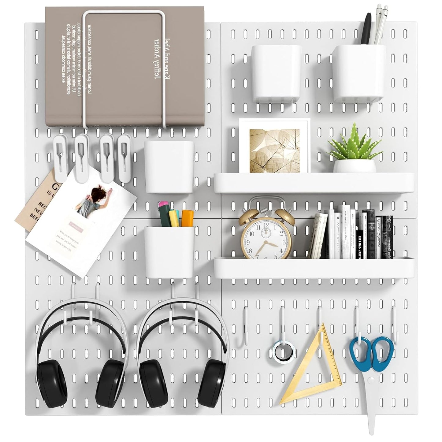 Peg Board Combination Kit for Versatile Wall Organization