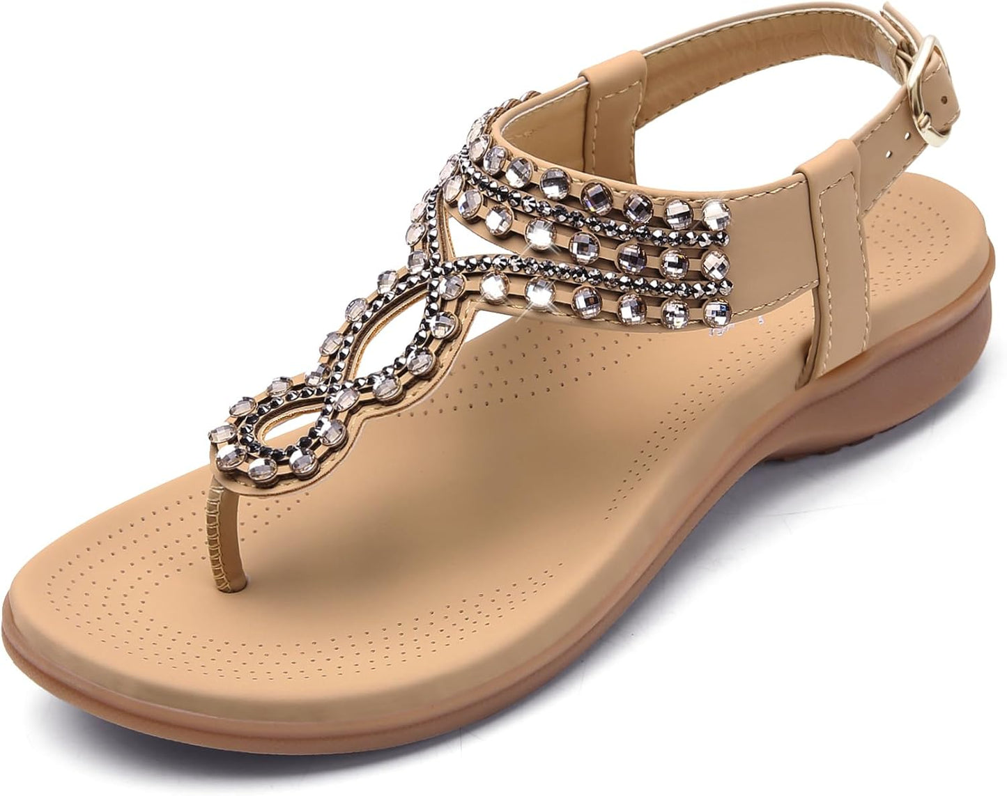 Littleplum Womens Sandals with Comfort Arch Support for Summer
