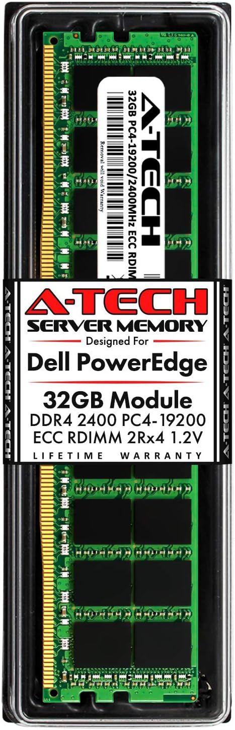 32GB DDR4 Memory Upgrade for Dell PowerEdge Servers by A-Tech