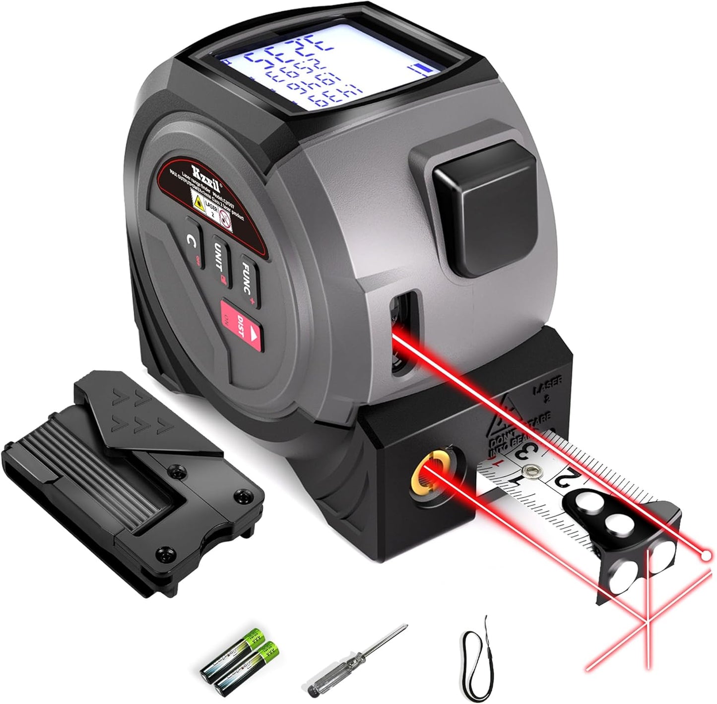 Laser Tape Measure 3-in-1 Tool for Accurate Measurements