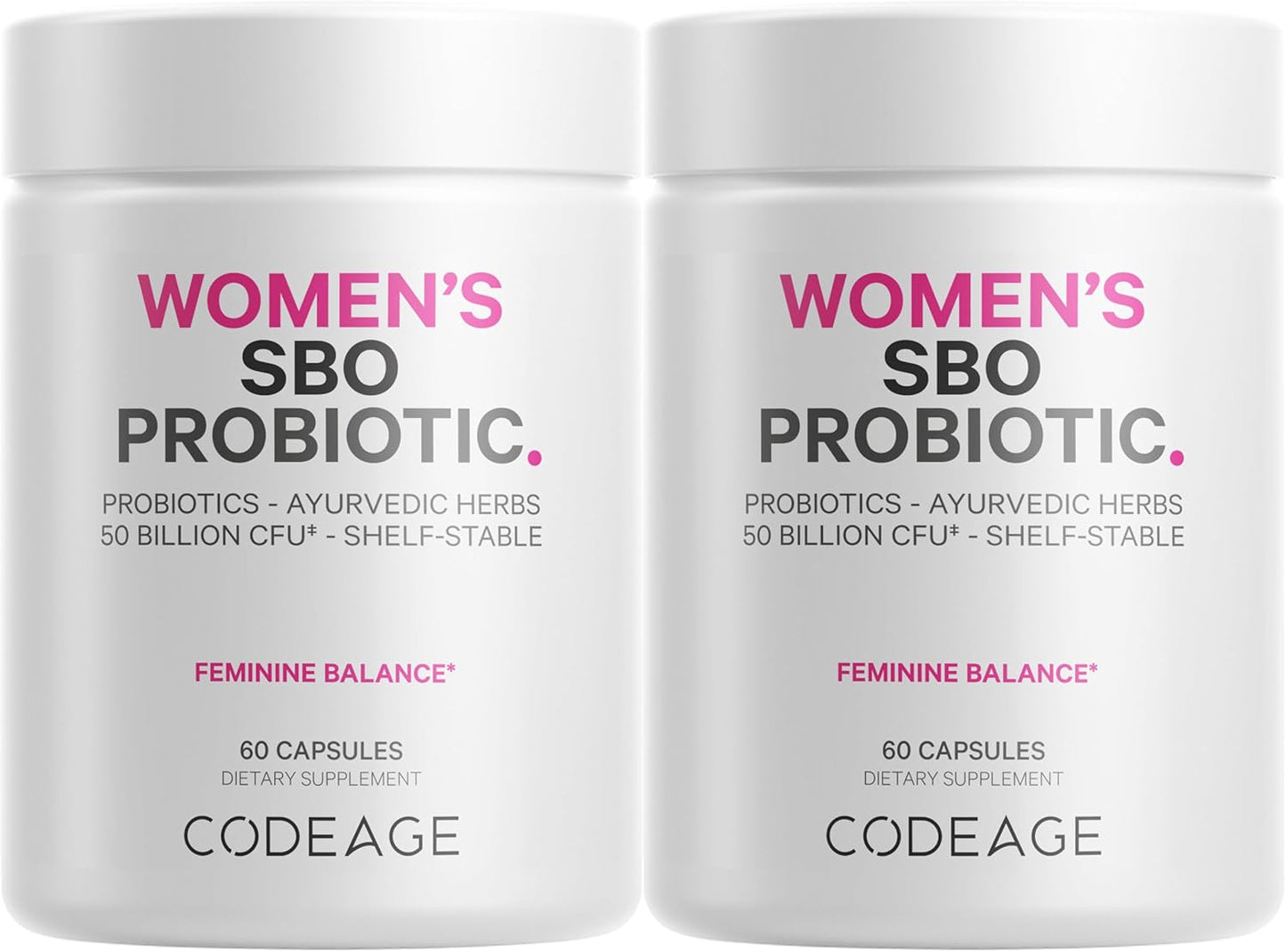 Codeage Womens Probiotics Supplement for Feminine Health